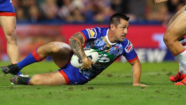 Mitchell Pearce has been grounded a groin injury. Picture: Getty Images