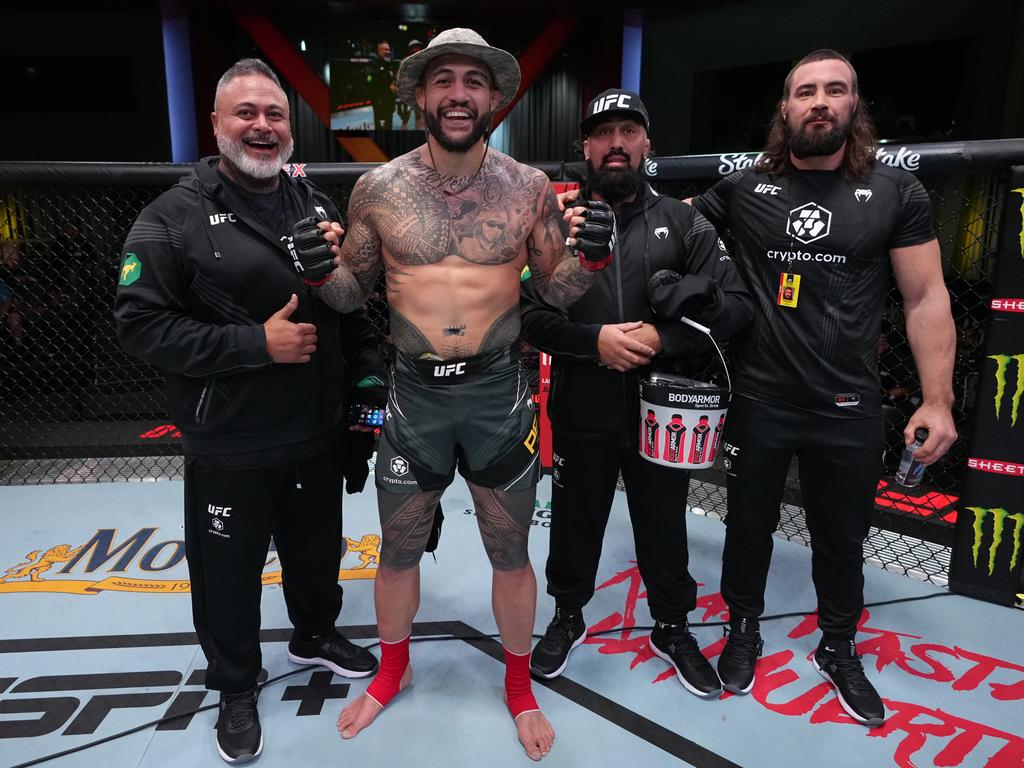 After a three-and-a-half year lay-off due to ongoing injuries, Tyson Pedro made a triumphant UFC return with a win over Ike Villanueva in April. Picture: Jeff Bottari/Zuffa LLC