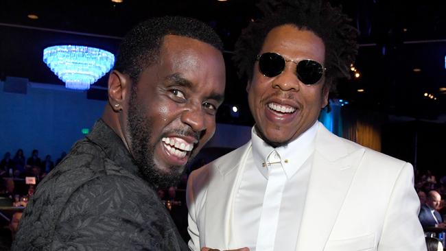 Jay-Z with Sean ‘Diddy’ Combs (left) in 2020. Picture: Kevin Mazur/Getty