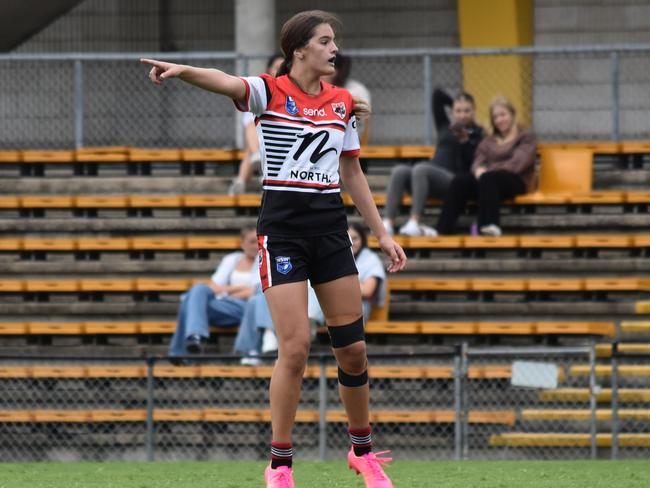 Shenae Cassidy directs traffic. Picture: Sean Teuma