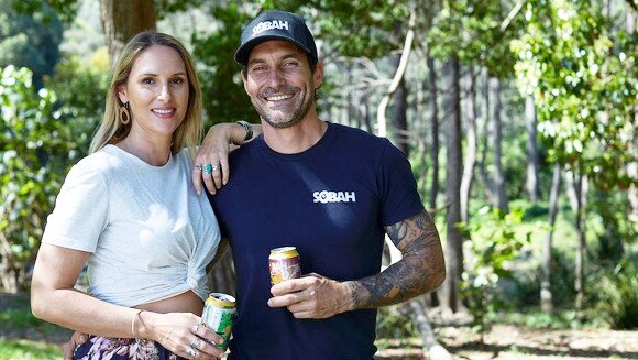 Clinton and Lozen Schultz, co-founders of Sobah Beverages on the Gold Coast.