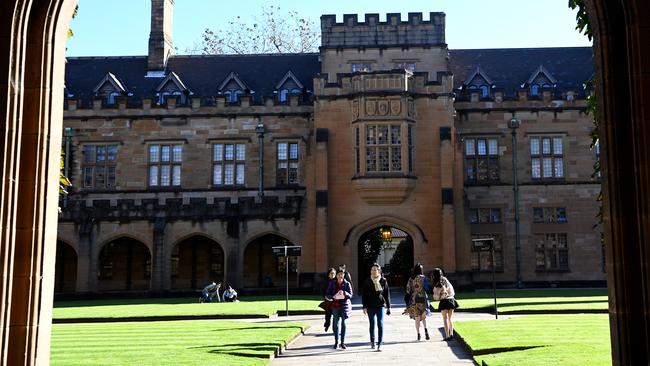 Close to 80 per cent of student misconduct at Sydney University was conducted by international students. Picture: NewsWire / Jeremy Piper