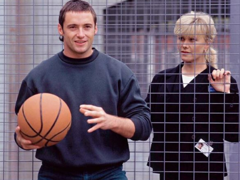 Hugh Jackman and Deborra-Lee Furness met on the set of TV show Correlli in 1995. Picture: Supplied