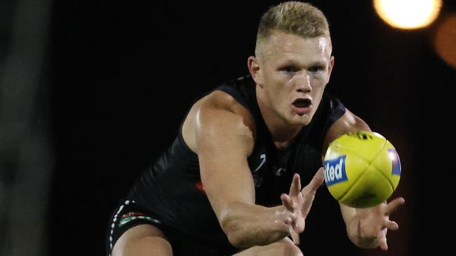 Adam Treloar is on the outs at Collingwood. Picture: Michael Klein