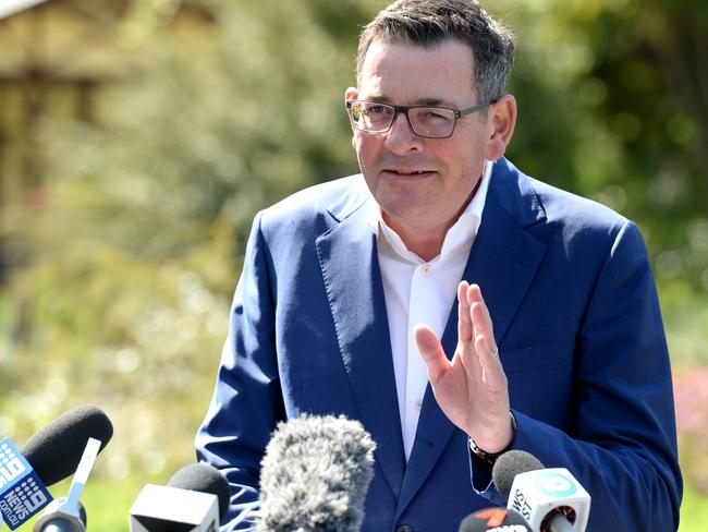 Daniel Andrews left politics in Grand Final week, taking many observers by surprise. Picture: Andrew Henshaw