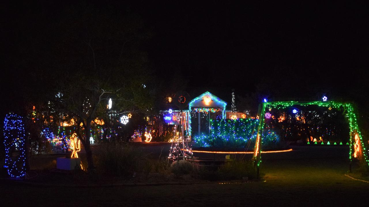 The Christmas wonderland of 159 Wondai Road Chinchilla.