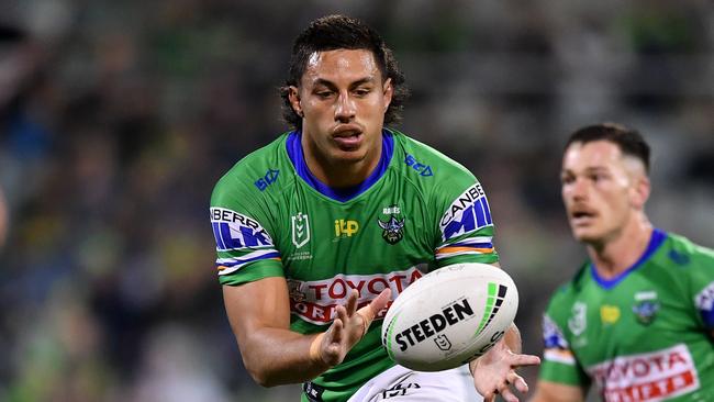 Joseph Tapine hopes to captain the Raiders in the future. Picture: NRL Photos