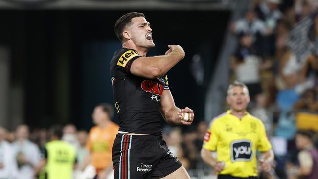 Nathan Cleary finished behind Nicho Hynes in average points in 2023, but I’d still take him with the first pick of the draft. Picture: Adam Head