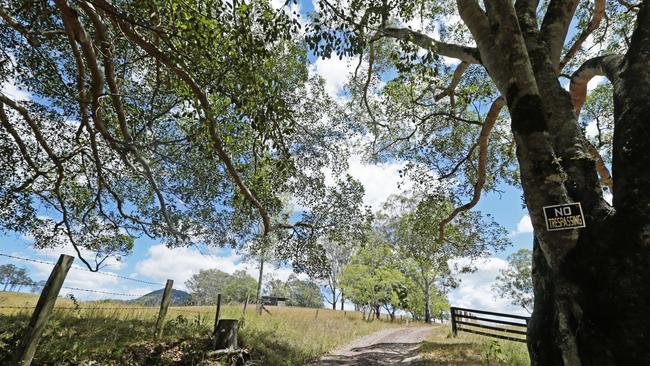 Entry to the site of what used to be Piabun Farm, off Booloumba Creek Rd, near Kenilworth.