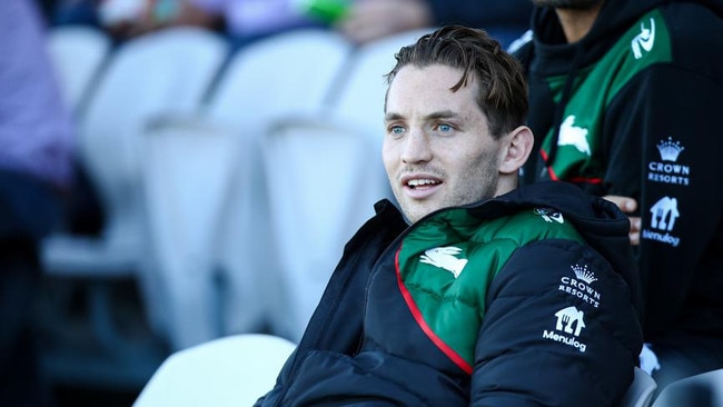 Cameron Murray said he would likely be good to go for NSW, after sitting out the Rabbitohs-Dragons clash. Picture: NRL Photos.