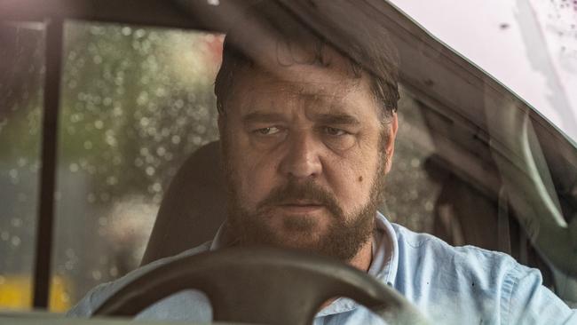 Russell Crowe plays an enraged psycho in the thriller Unhinged. Picture: Skip Bolen