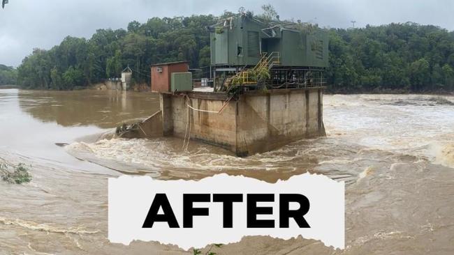 What Barron Gorge looked like after the cyclone. Picture: CleanCo/LinkedIn