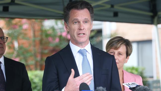 NSW Premier Chris Minns in Sydney on Tuesday. Picture: Gaye Gerard