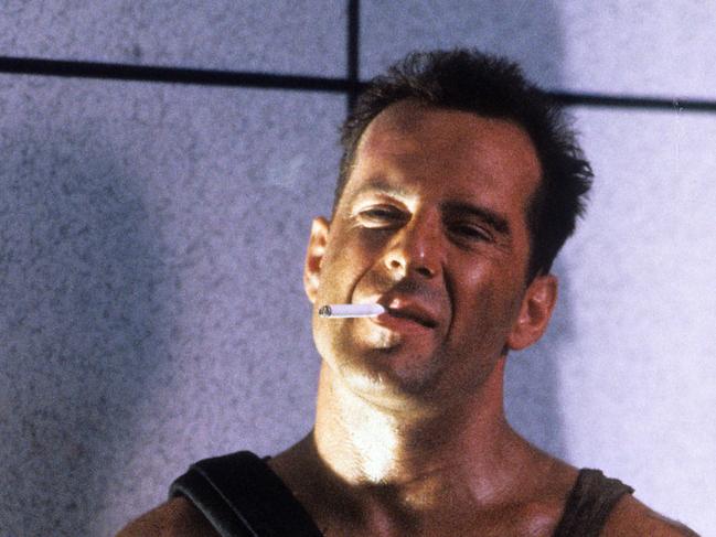 Bruce Willis in his most iconic role as cop John McClane in Die Hard. Picture: Getty Images