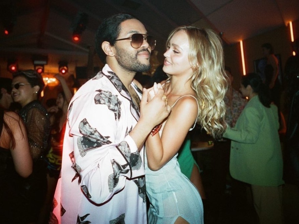 Lily-Rose Depp and The Weeknd shared some controversial sex scenes together. Picture: Instagram