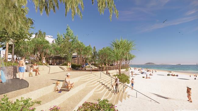 A $24m facelift is planned for the Mooloolaba foreshore.