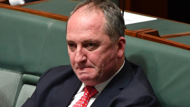 Former deputy prime minister Barnaby Joyce has put his foot in it once again. Picture: AAP Image/Mick Tsikas