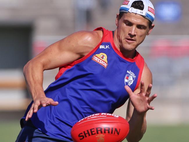 Jed Adcock will resurrect his AFL career with the Western Bulldogs. Picture: Hamish Blair