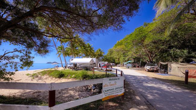 The Ellis Beach Oceanfront Bungalows Holiday Park and Beach Bar and Grill with accompanying DA approval for a 221-key resort development in tropical North Queensland has been listed for sale. Picture: Supplied