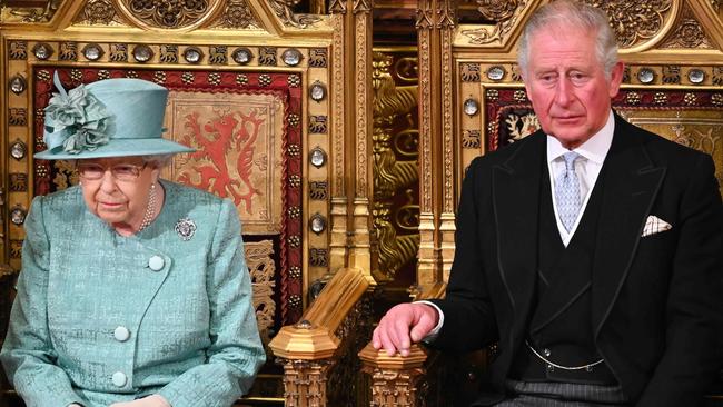 Charles described his mother’s symptoms as “very mild”. Picture: Paul Edwards/Pool/AFP