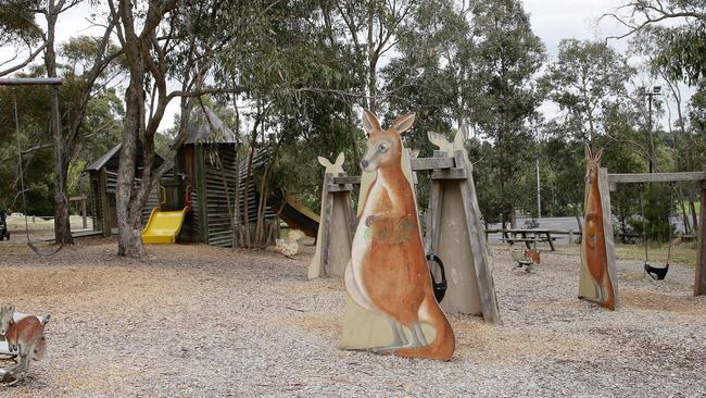 The Gooligulch Playground in Wonga Park is facing the wrecking ball. Picture: Norm Oorloff