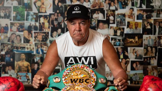 Australian boxing great Jeff Fenech’s son has been charged with four domestic violence-related assault offences. Picture: Monique Harmer