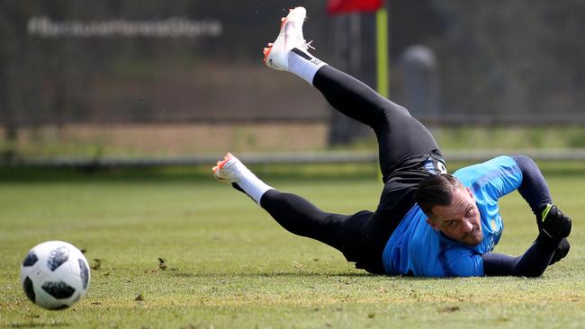 Danny Vukovic is pushing for game time against Kuwait.