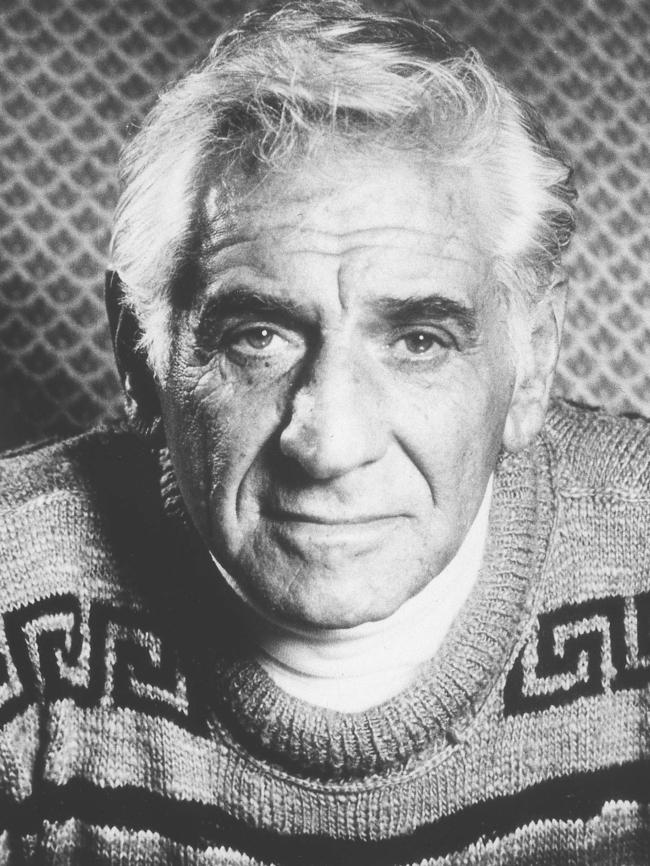 West Side Story composer Leonard Bernstein.