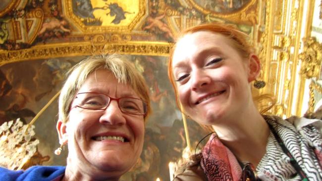 Gayl Gray and her daughter Kaela. Pictured on a trip in France.