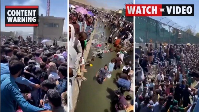 Mayhem outside Kabul Airport – August 2021