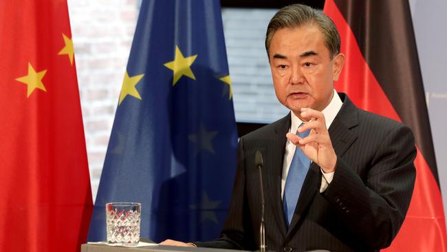 Chinese Foreign Minister Wang Yi. Picture: AFP