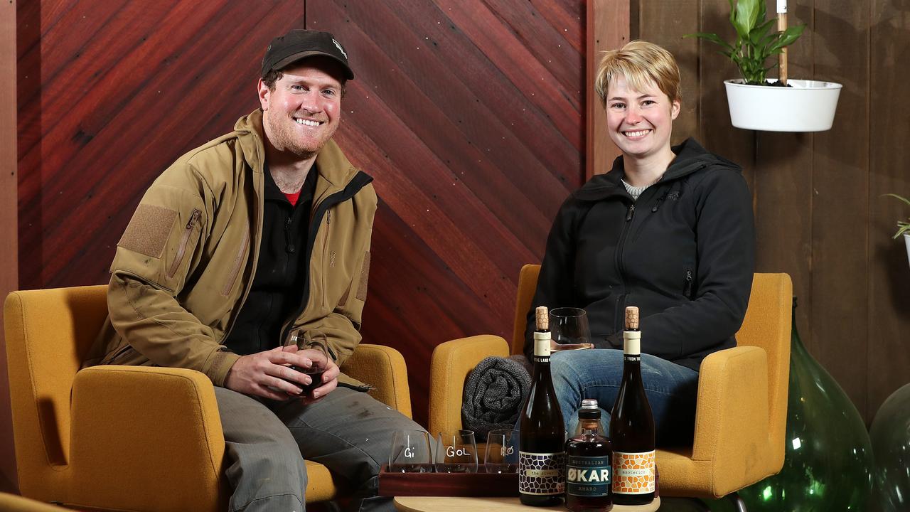 Brendan and Laura Carter of Applewood Distillery. Picture: Dylan Coker