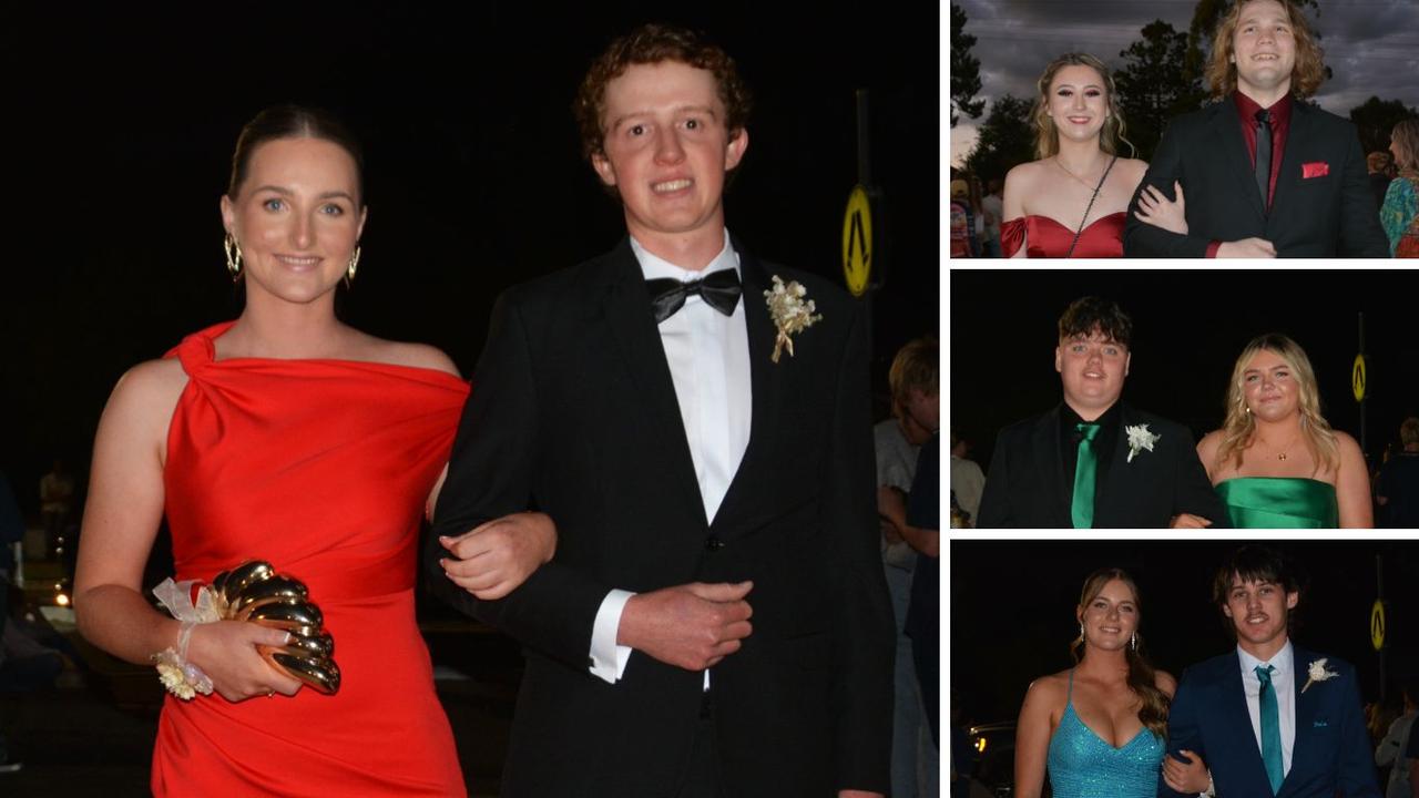 Assumption College students and their partners lit up the red carpet at the 2025 year 12 formal.