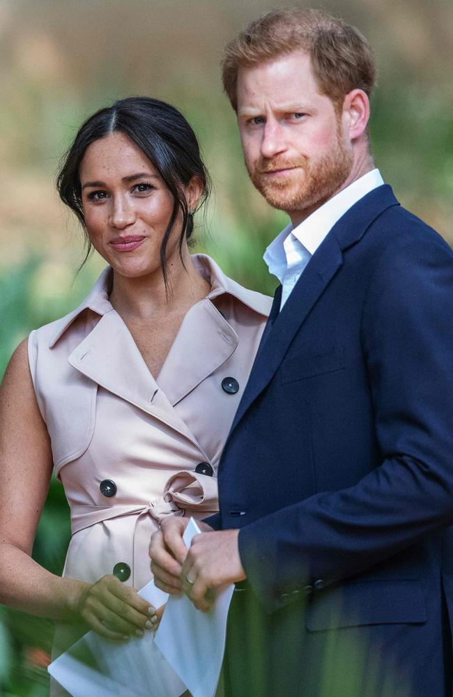 The royal couple made their shock announcement in January 2020. Picture: Michele Spatari / AFP