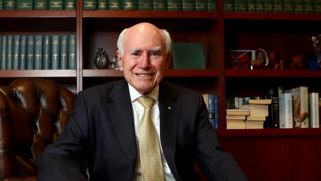 John Howard launches his book in Sydney tonight. Picture: Hollie Adams