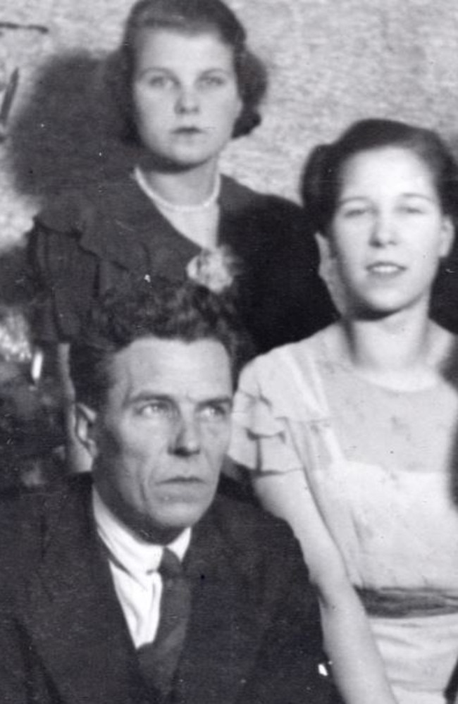 Joop's grandfather Johan, with his aunty Nelly (top left). Picture: Joop van Wijk