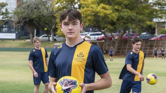 TGS student, Luke Broderick. He's been signed to train with the Brisbane Roar A-League side. Tuesday. 24th Nov 2020