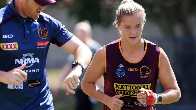 Meg Ward’s hand is cause for concern for Brisbane.