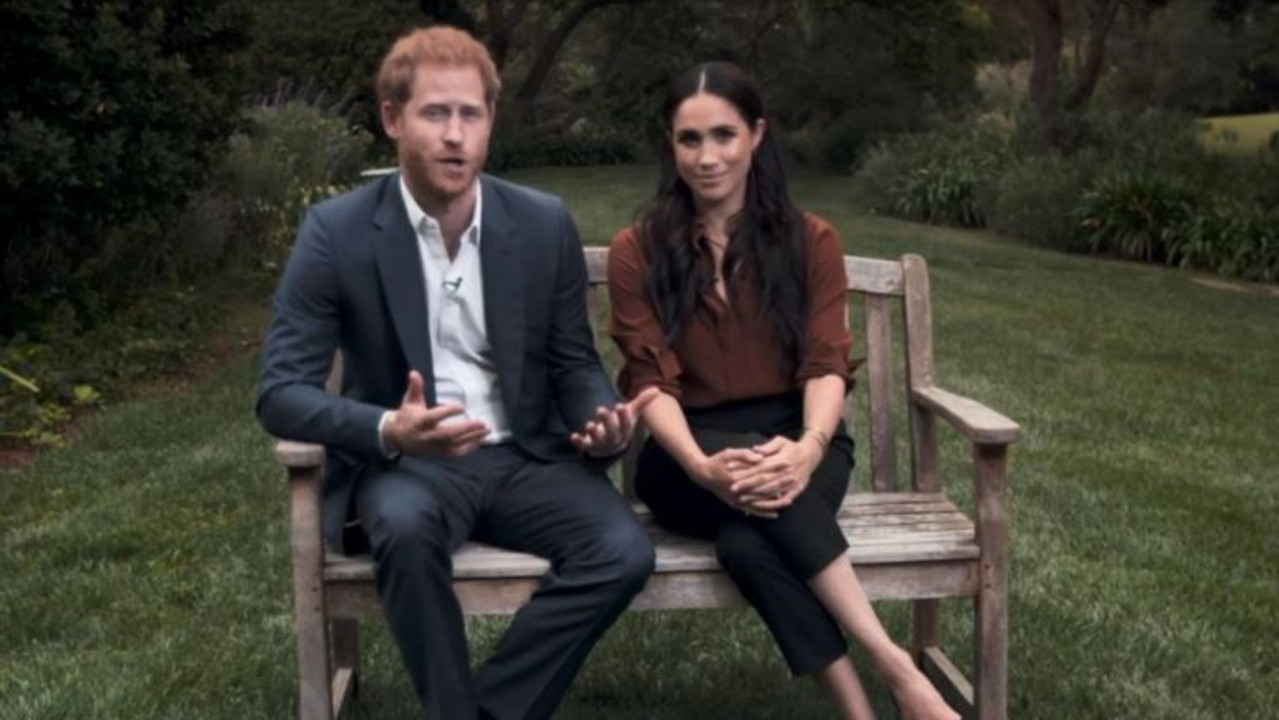 The couple reportedly filmed a video about the presidential election from a bench in their garden.