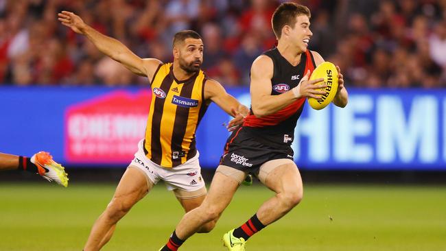 Zach Merrett was the one that got away for the Hawks and boy he made them pay in Round 1. Picture: Getty Images