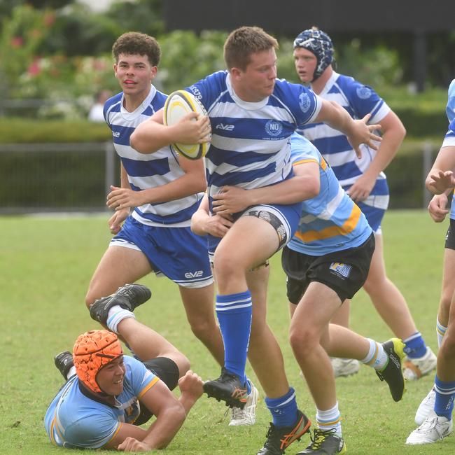 QLD Rugby Union State Championships (17-18 years boys) at the Townsville Sports Precinct. Friday May 23. Northern against Peninsular. Picture: Evan Morgan