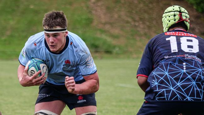 Action in the Super Rugby U16s series match between the Tahs and Rebels. Picture: Rugby Australia