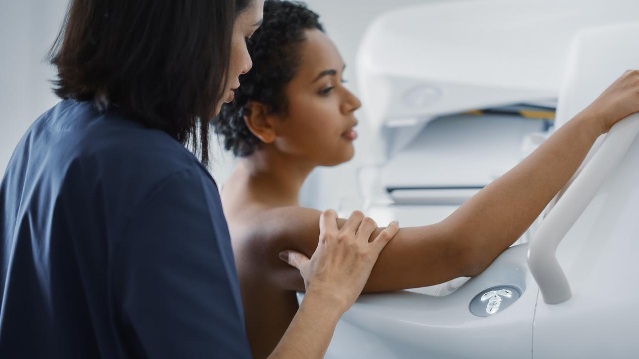 Female patient undergoing Mammography Scan. Picture: iStock.