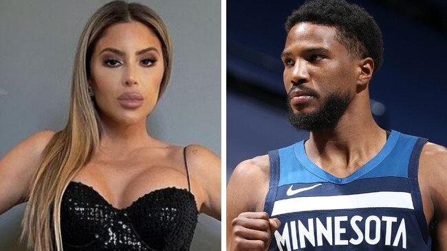 Larsa Pippen and Malik Beasley. Images: Instagram and Getty.