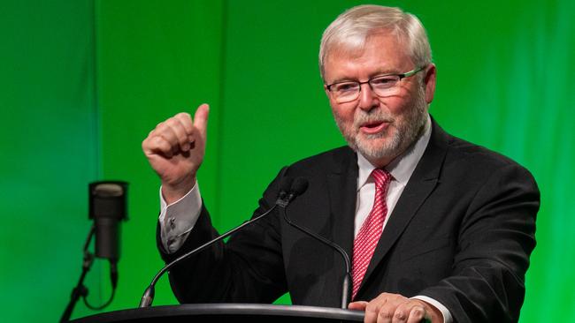 Australian Ambassador to the United States Kevin Rudd. Picture: Darrin Phegley