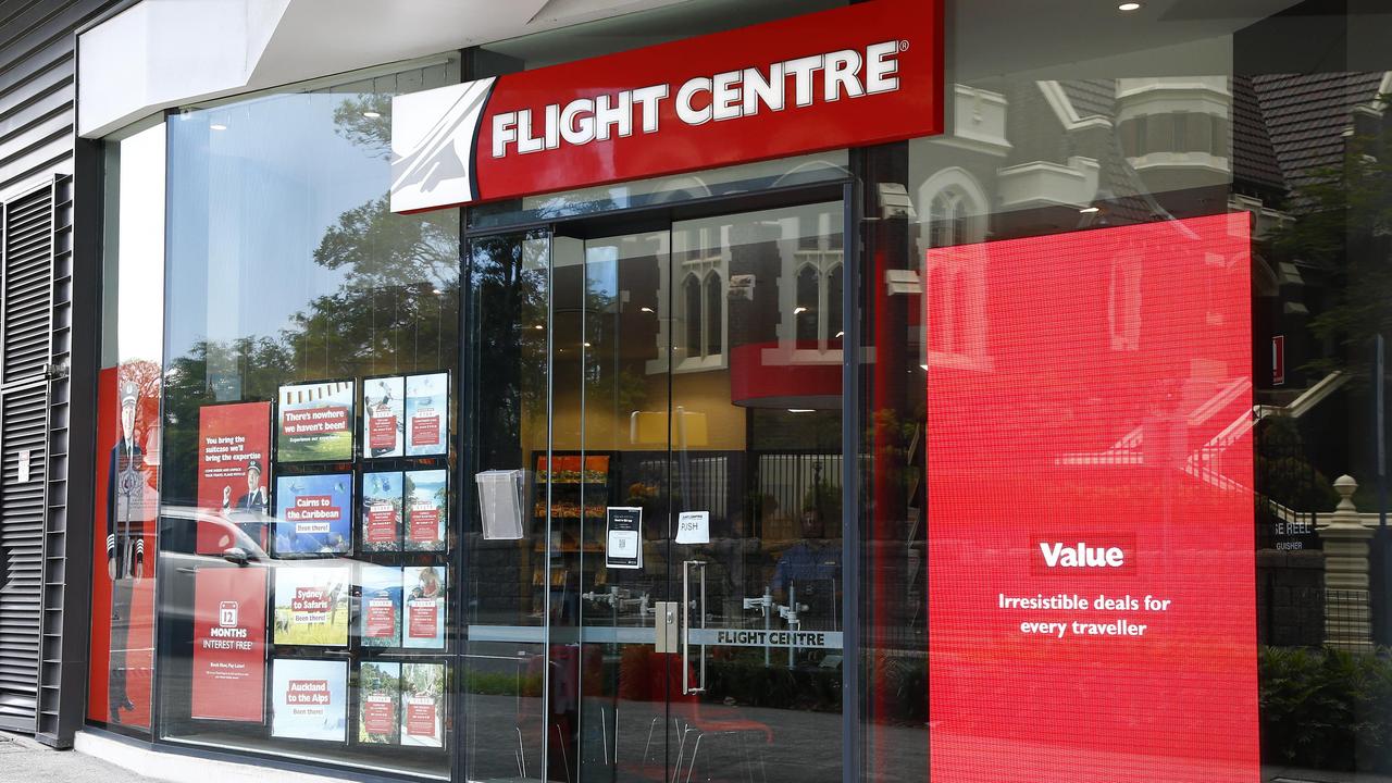 Flight Centre’s first major application of AI is being used to understand customer attitudes. Picture: NCA NewsWire/Tertius Pickard