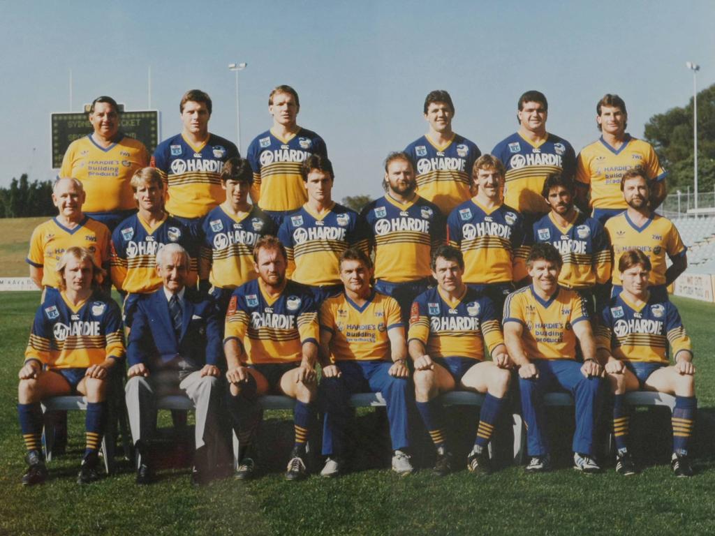 The 1986 premiership-winning Parramatta Eels team.