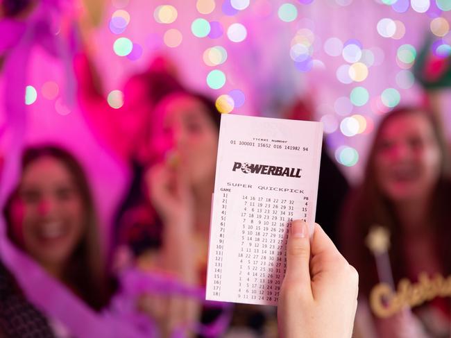 Powerball lotto celebration