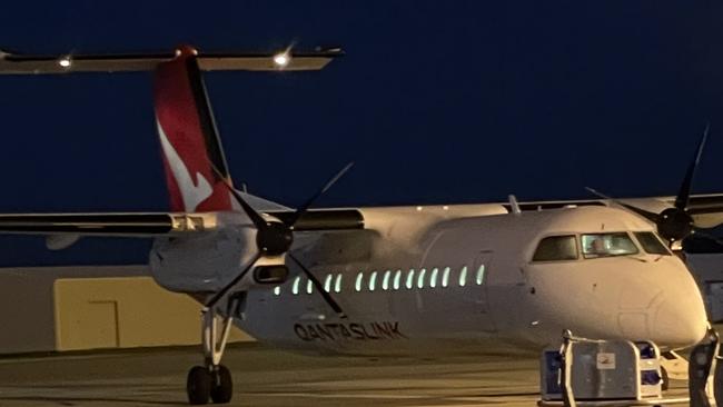 The 6.45am flight from Wagga to Melbourne on Friday morning. Picture: Patrick Morrow