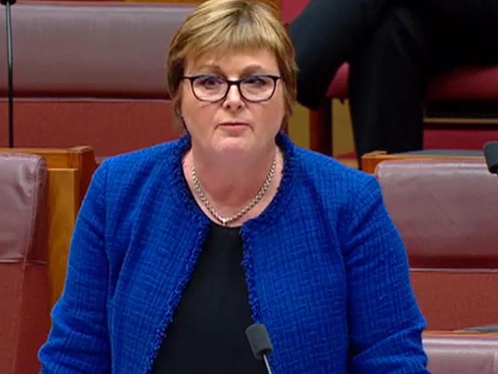 Liberal senator Linda Reynolds was admitted to hospital just hours before she was due to appear at the sold-out event. Picture: APH via NCA NewsWire